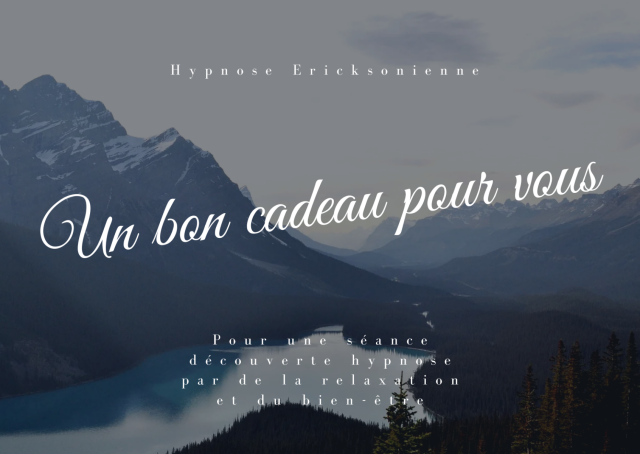 Bon cadeau Hypnose de relaxation